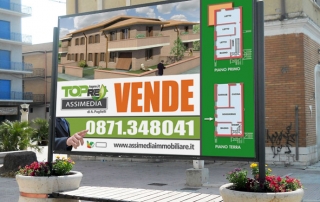 Cartellone su pali - Stampa su Forex con protezione raggi UV e antigraffio